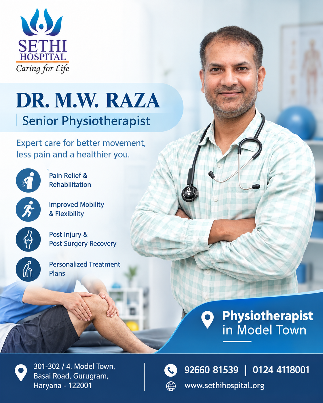  Physiotherapist in Model Town