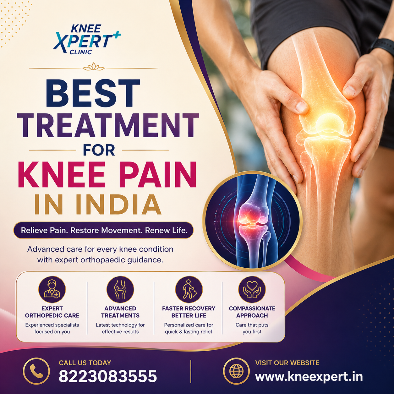  Best Treatment for Knee Pain in India - KneeXpert