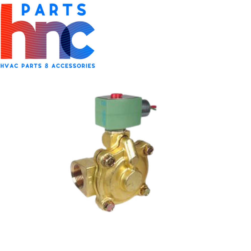  Asco 8220G025 2-Way N/C Steam/Hot Water Brass Solenoid Valve