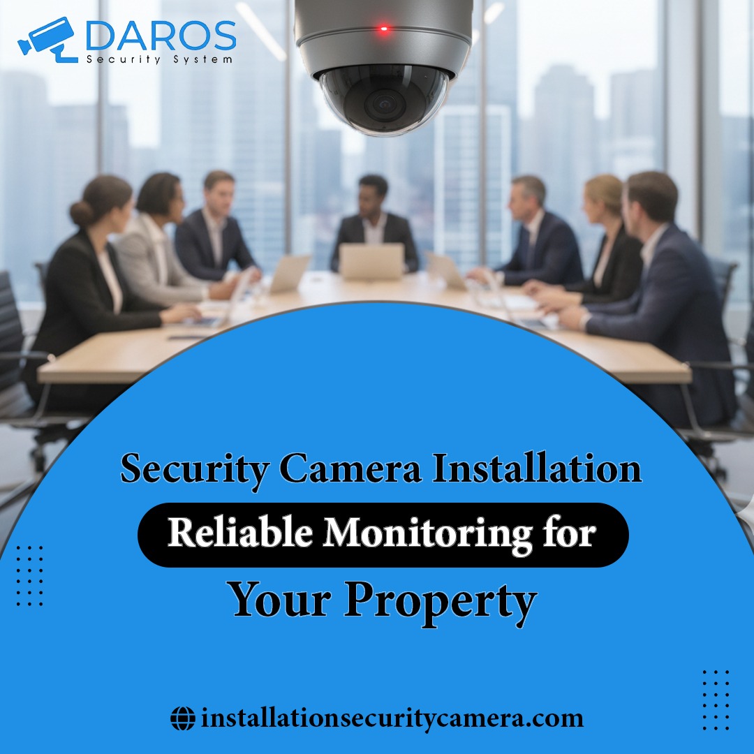  Security Camera Installation – Reliable Monitoring for Your Property