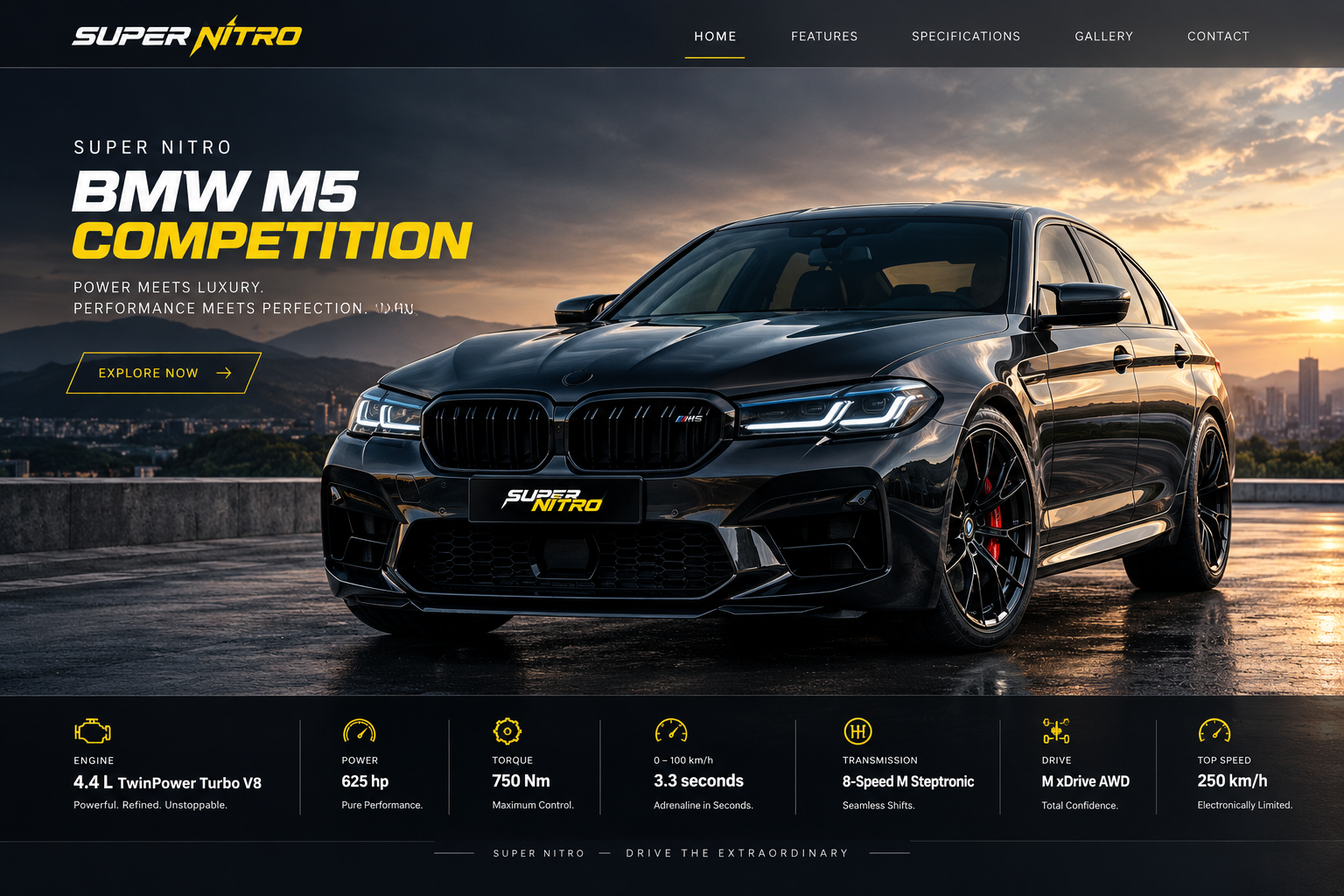  BMW M5 Competition | Power Meets Luxury | Super Nitro