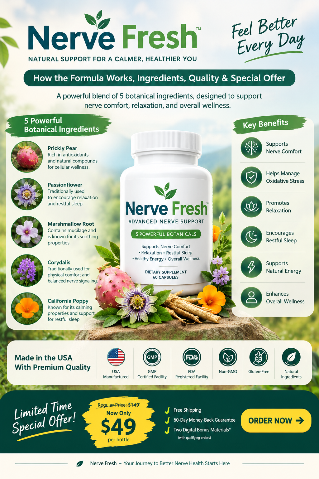  Nerve Fresh: Discover a Botanical Formula for Everyday Comfort