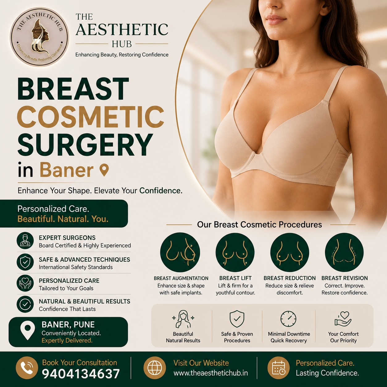  Breast Cosmetic Surgery In Baner - The Aesthetic Hub