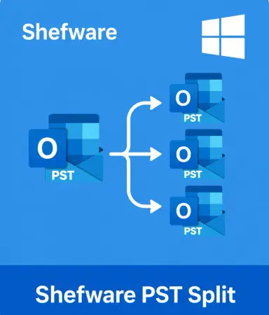  Shefware PST Splitter – Organize Outlook Emails and Archives
