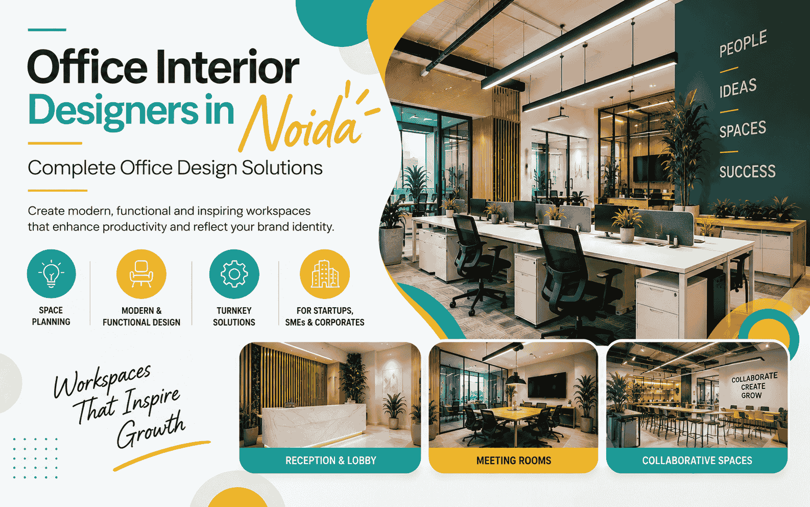  Office Interior Designers in Noida – Complete Office Design Solutions