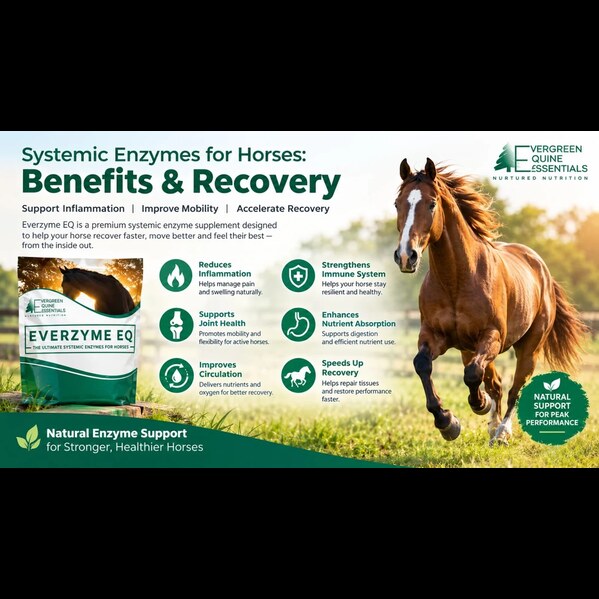  Systemic Enzymes for Horses: Benefits & Recovery – Evergreen Equine