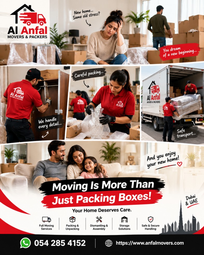  Al Anfal Movers & Packers | Professional Home Moving Services in Dubai