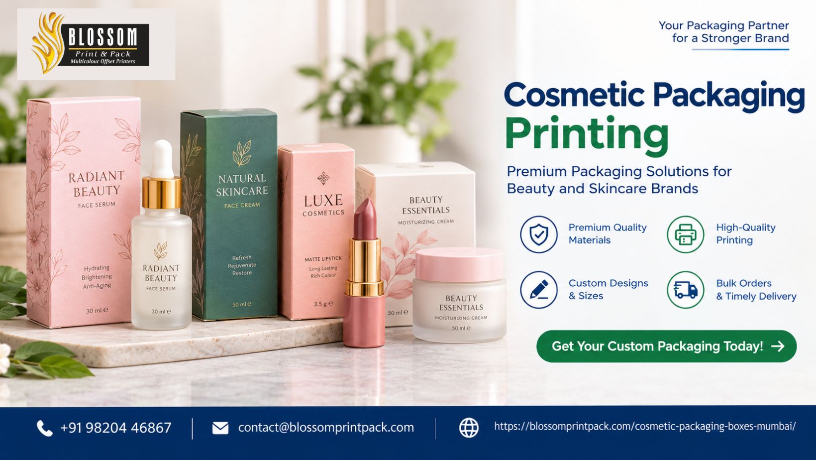  Cosmetic Packaging Printing for Beauty and Skincare Brands