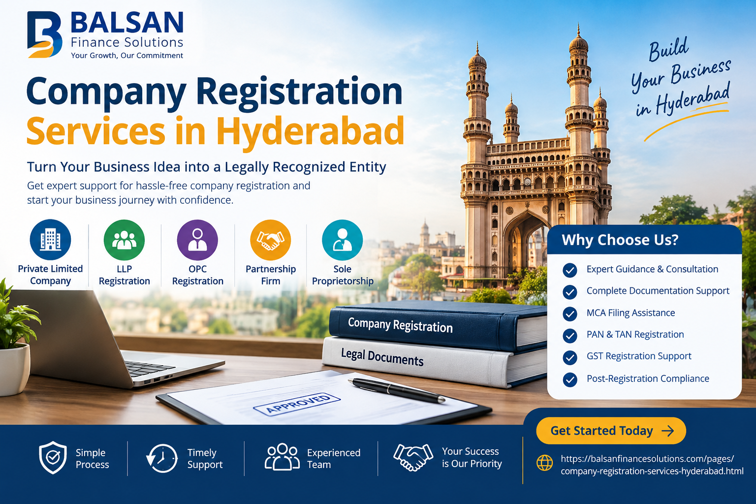  Company Registration Services in Hyderabad