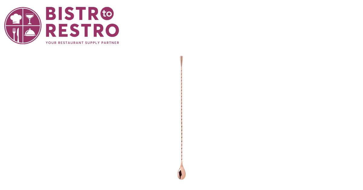  40cm Copper Weighted Stainless Steel Cocktail Barspoon