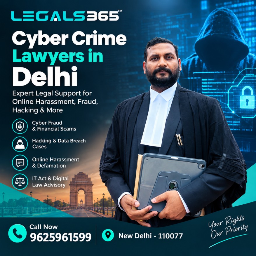  Cyber Crime Lawyers in Delhi – Trusted Legal Guidance | Legals365