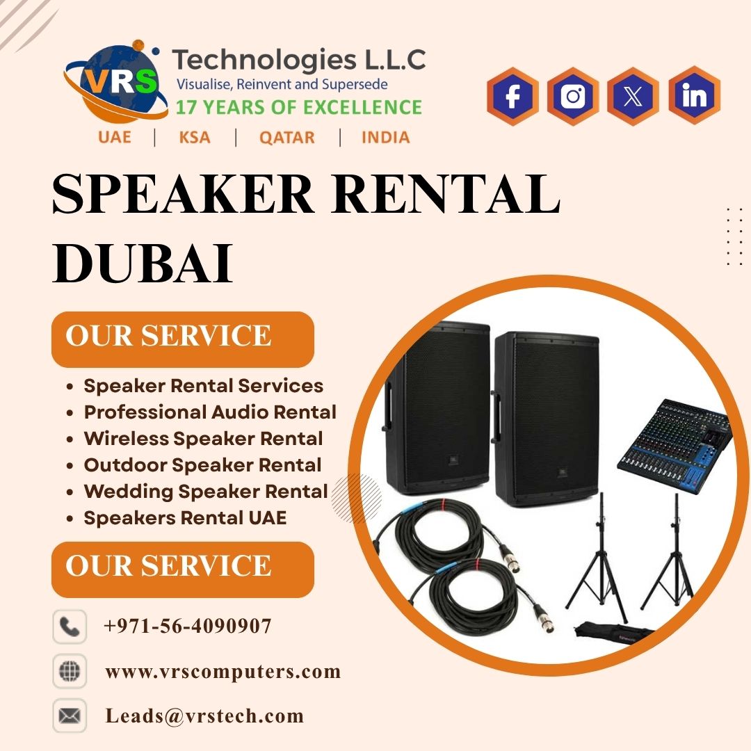  Can Speaker Rental Dubai Make Weddings More Memorable?