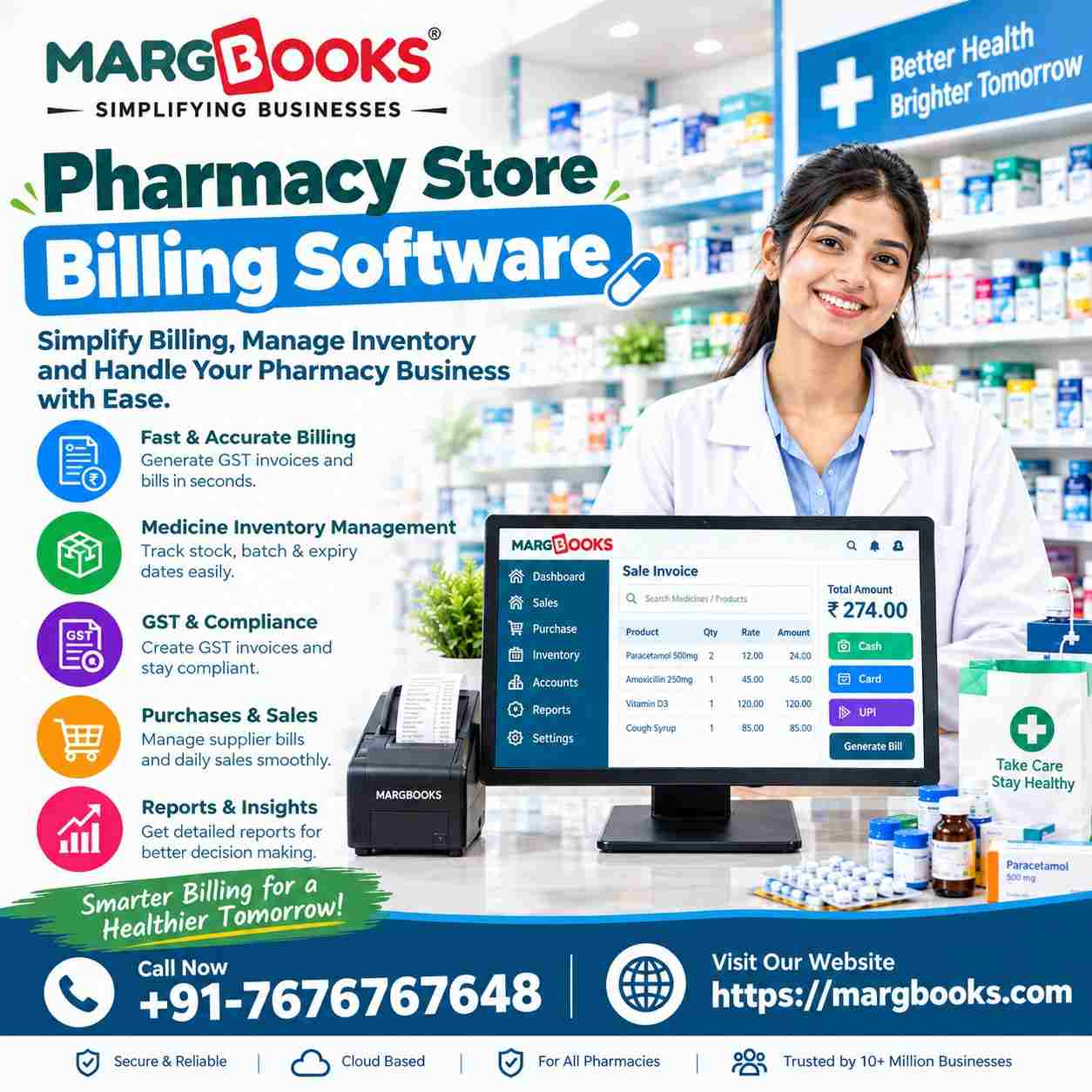  Pharmacy Store Billing Software for Faster Billing