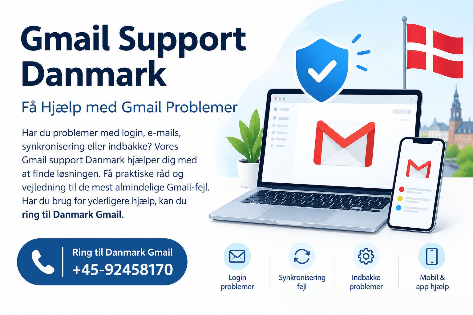  Gmail Teknisk Support Danmark – Få Hjælp med Konto og E-mail