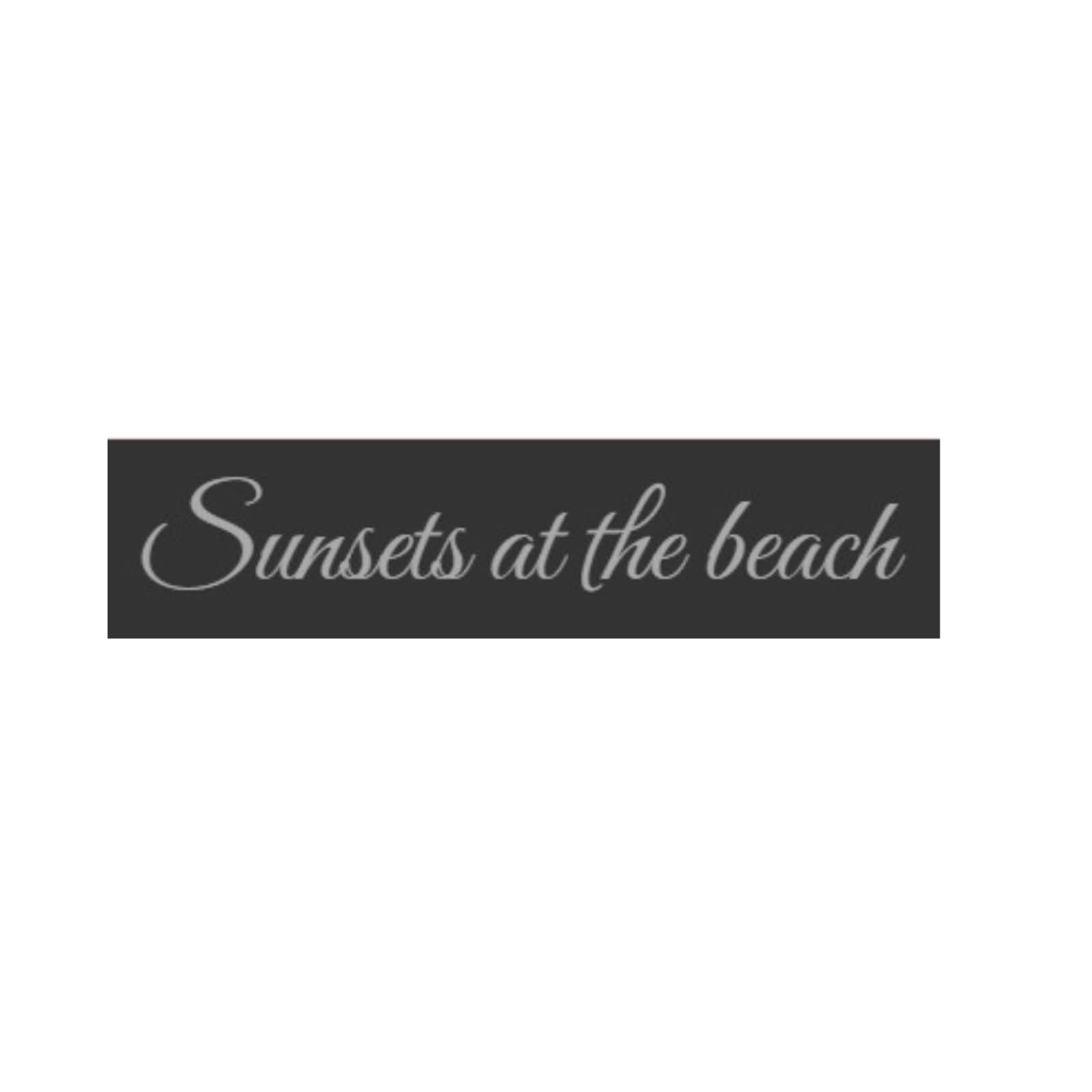 Sunset At The Beach